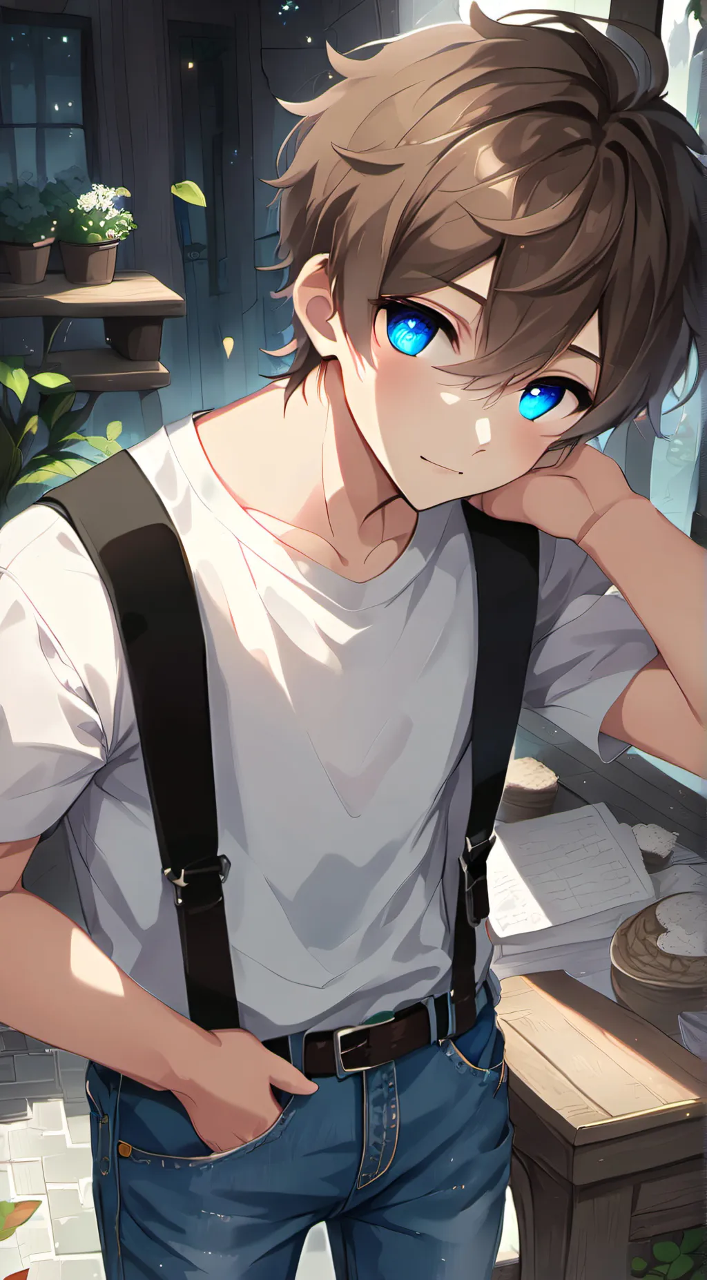 ai character: Adam background