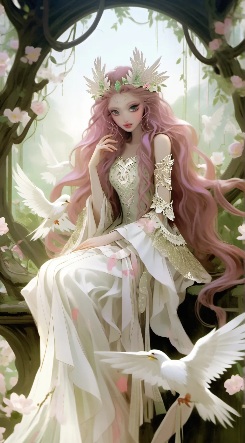 ai character: Ghost  background