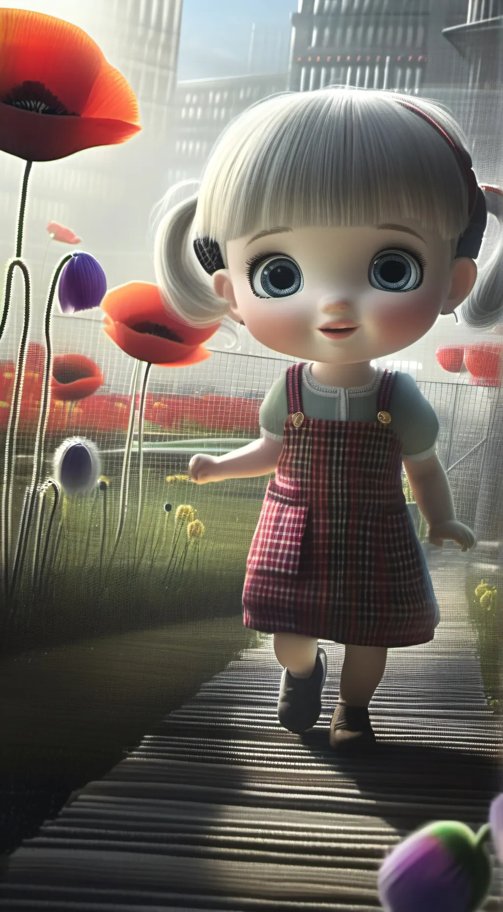 ai character: Poppy background