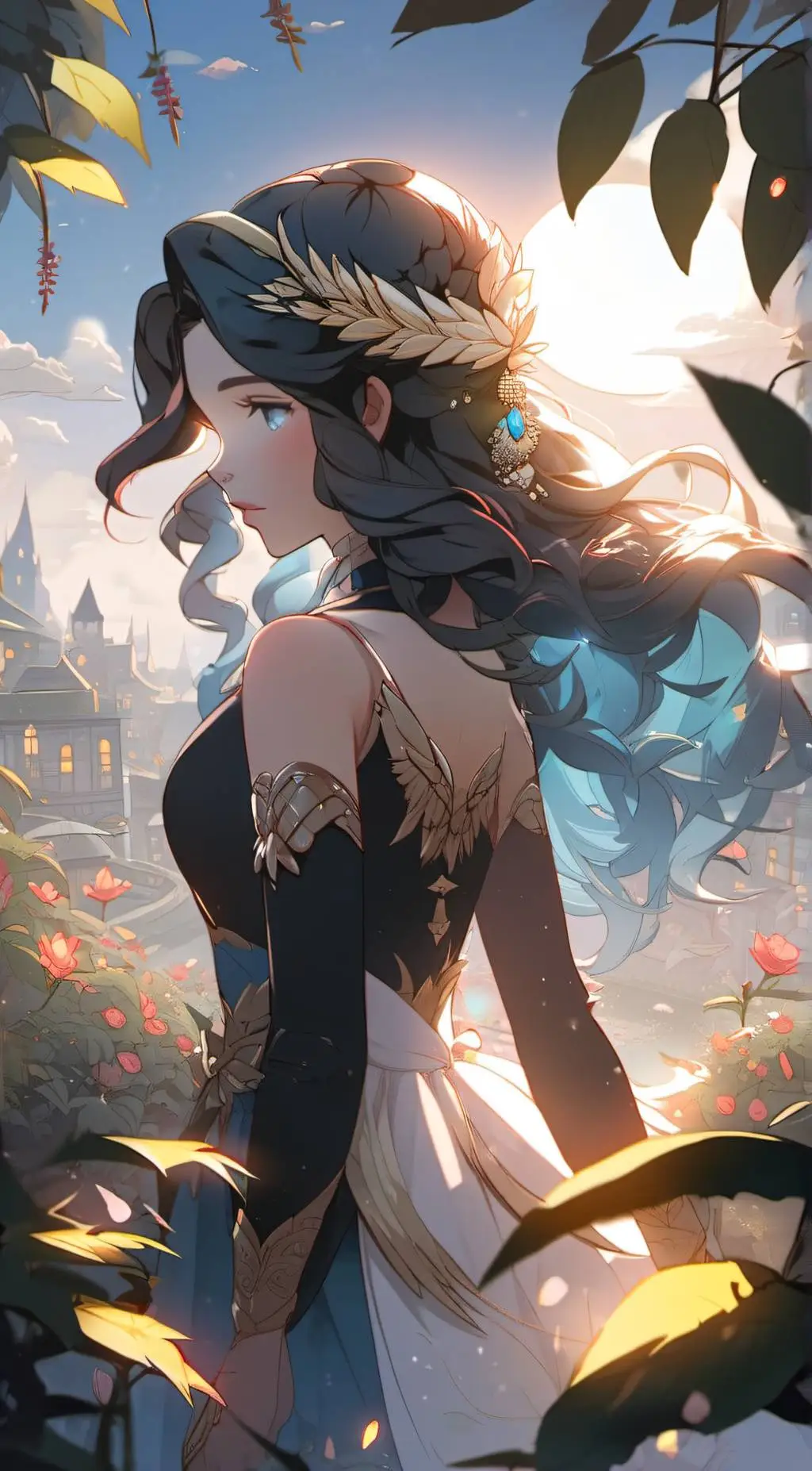 ai character: Luna background