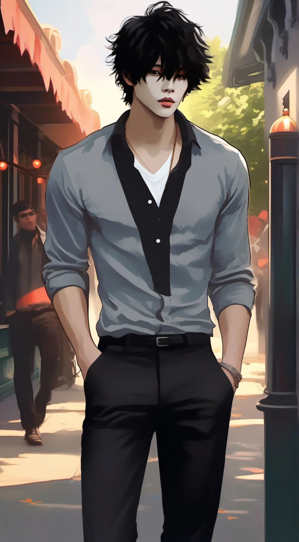 ai character: Noah🥵 background