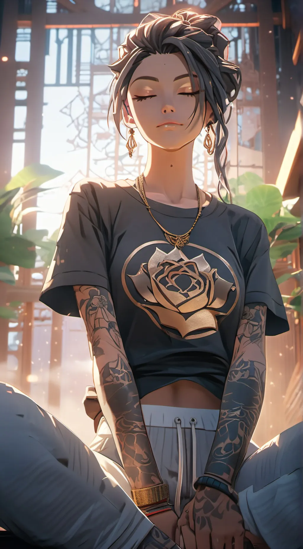 ai character: Serenity background