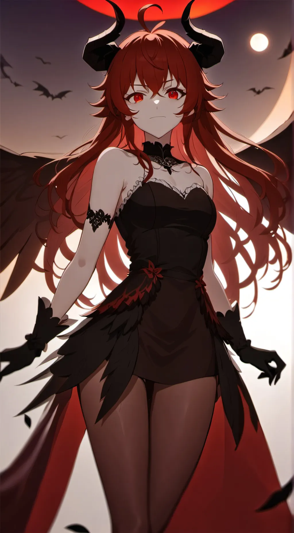 ai character: Demon god, Yuri background