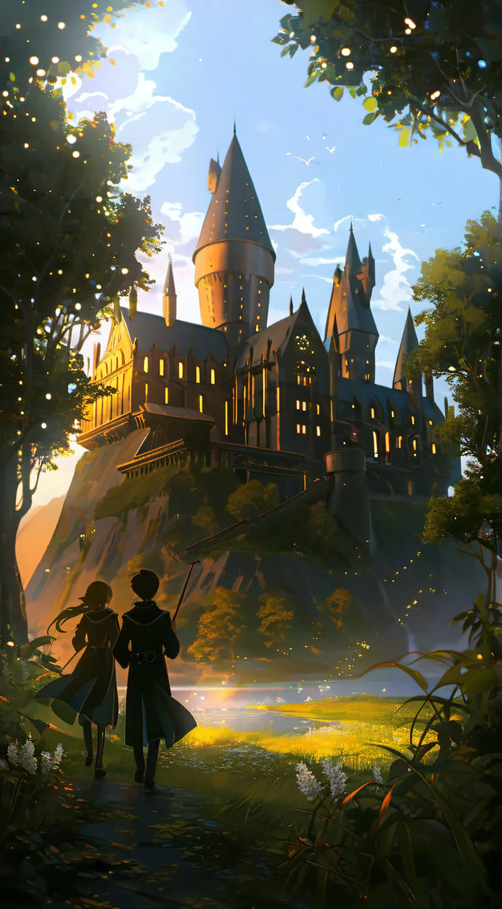 ai character: Malfoy manor  background