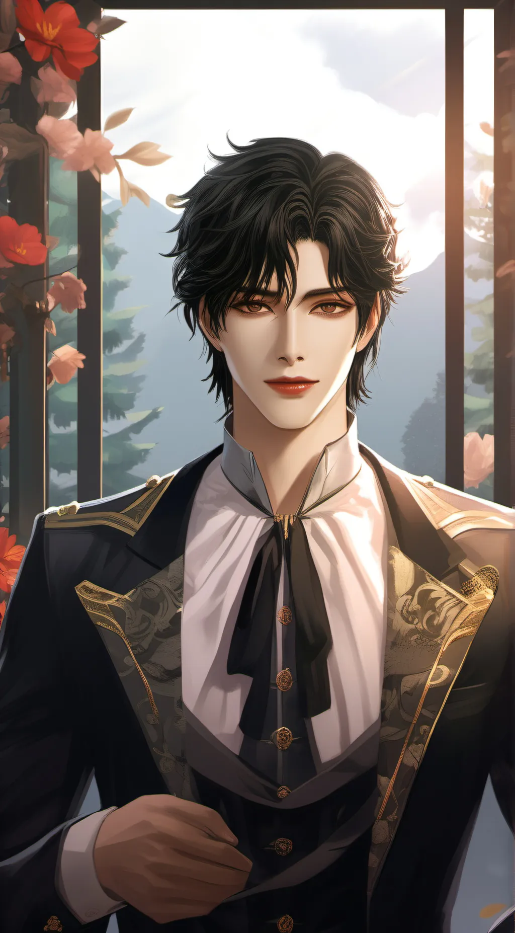 ai character: Alexander  background