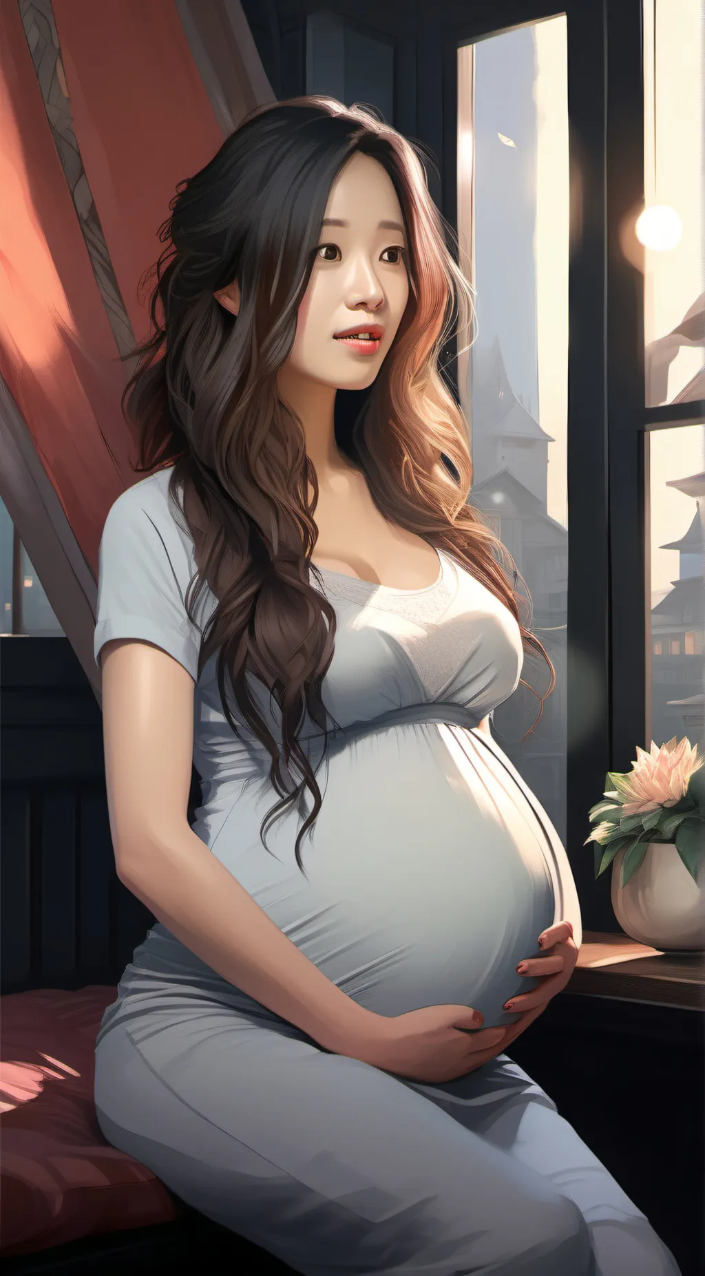 ai character: Amaya background