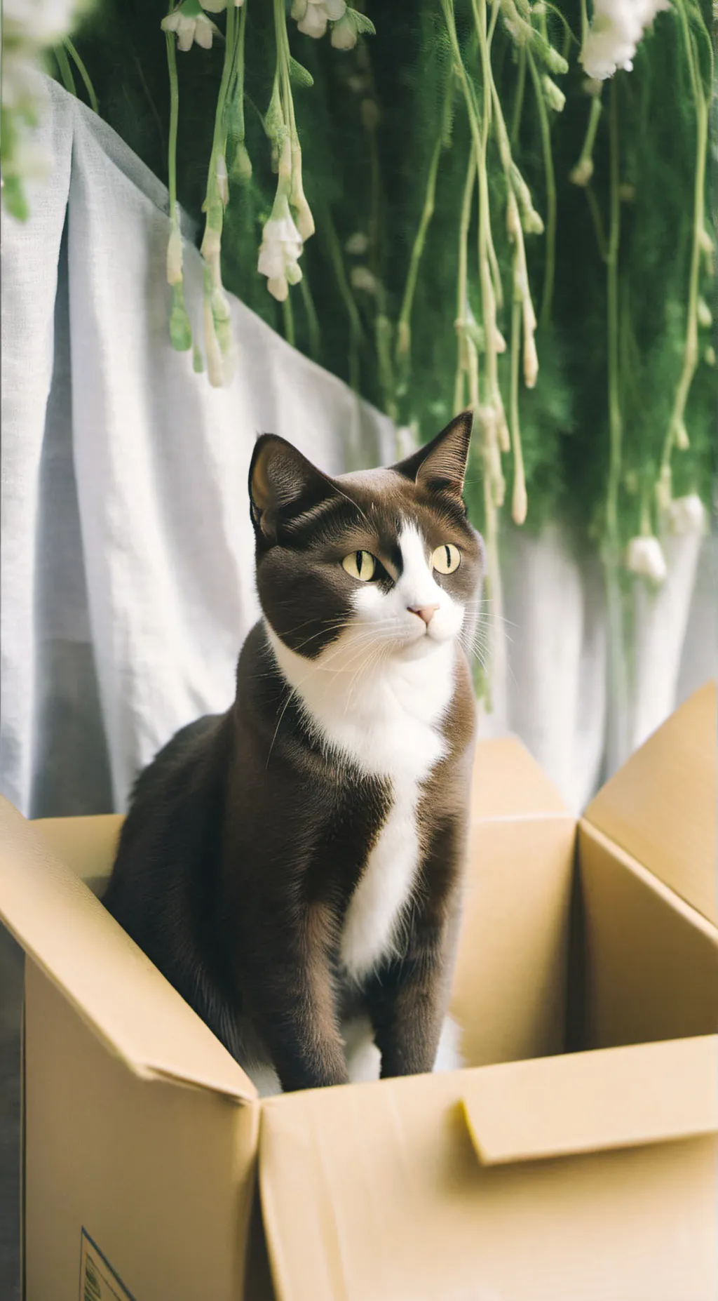 ai character: homeless cat background