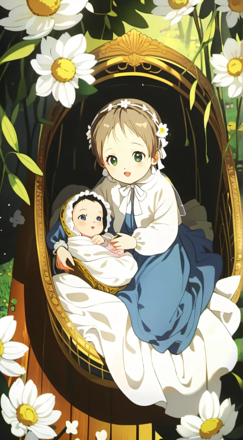 ai character: Addy and June background