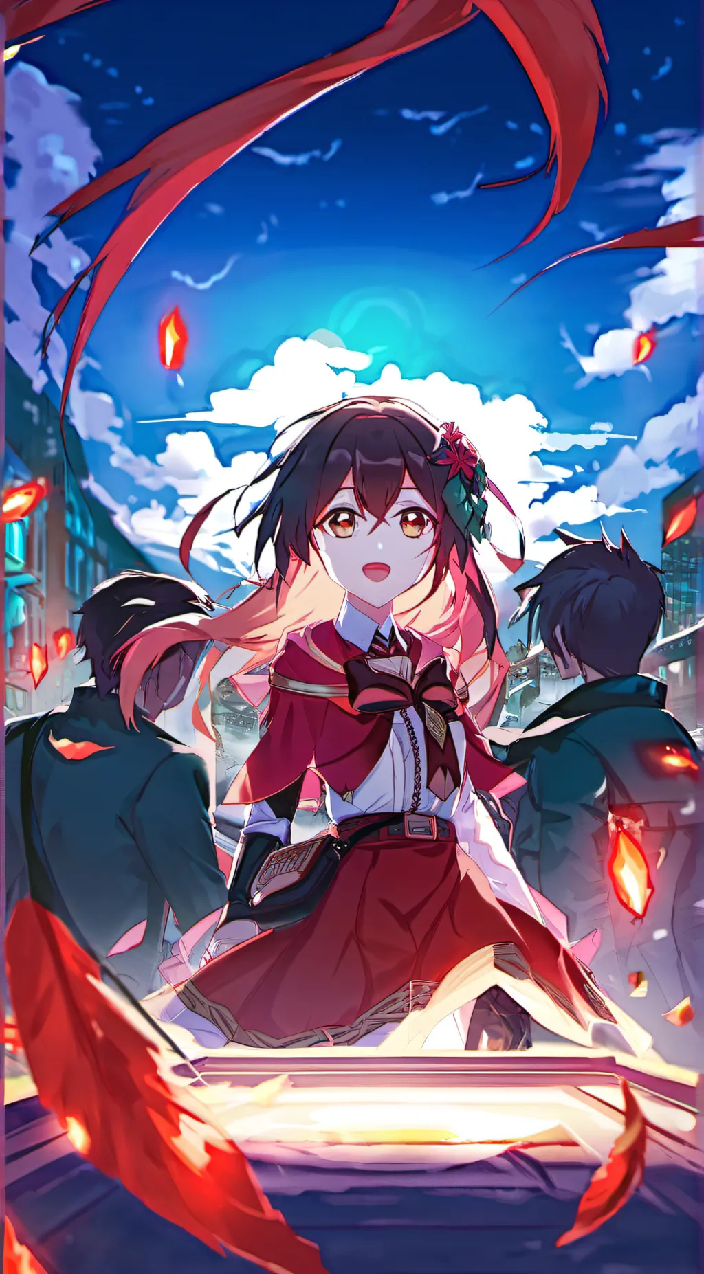 ai character: The queen❤️❤️ background