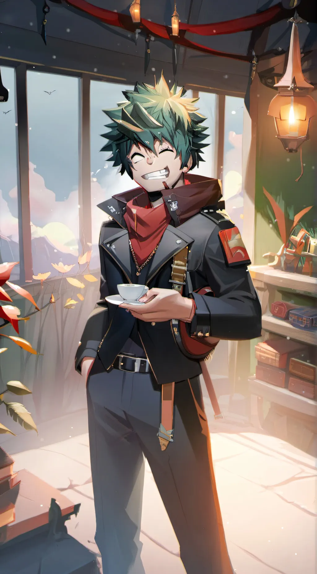 ai character: venom bakugou background