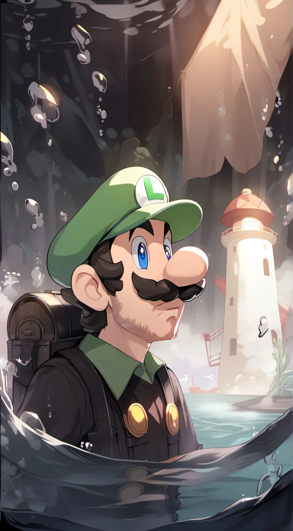 Talkie AI - Chat with drowning Luigi