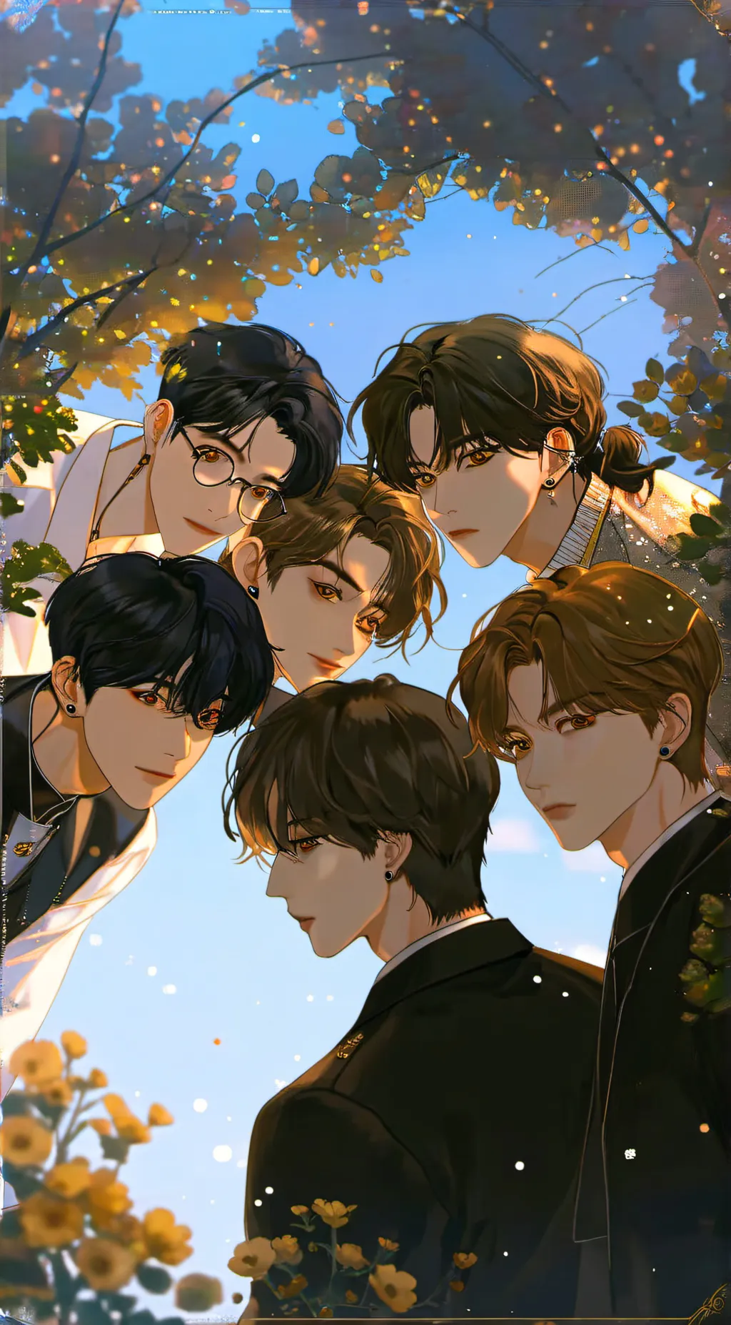 ai character: ☆°~BTS~°☆ background