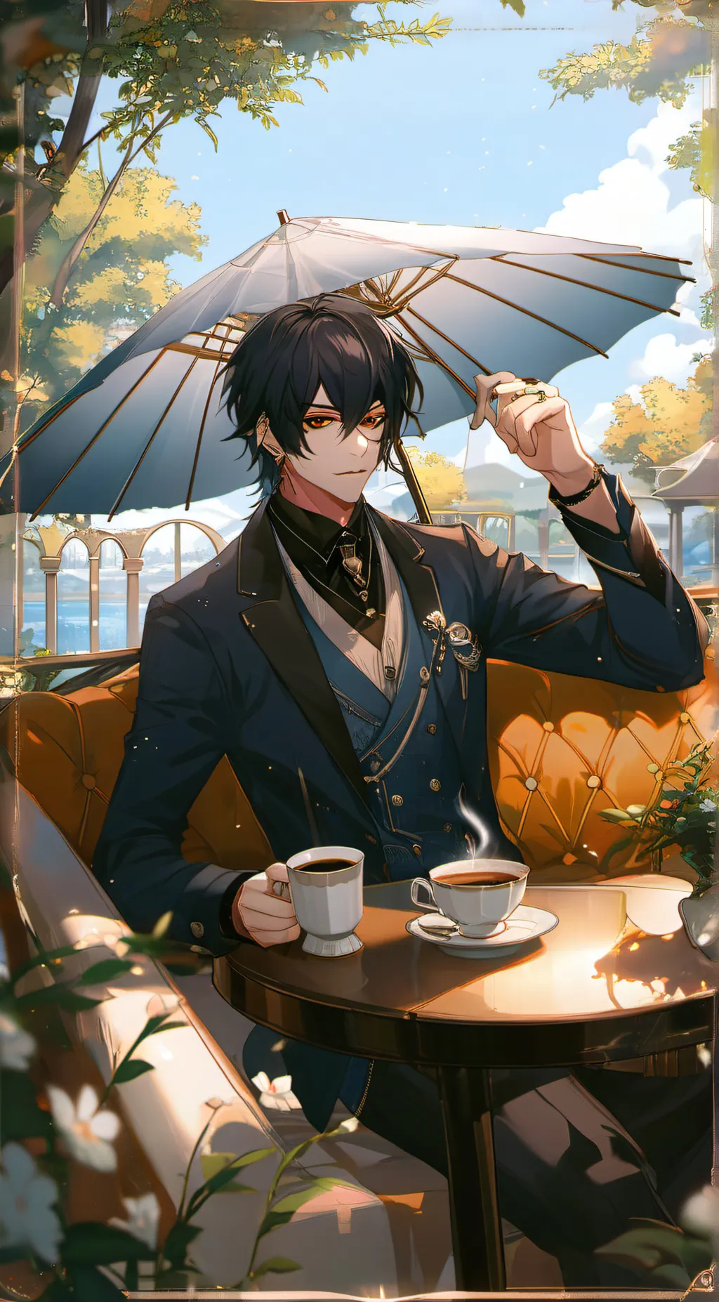 ai character: romen  background