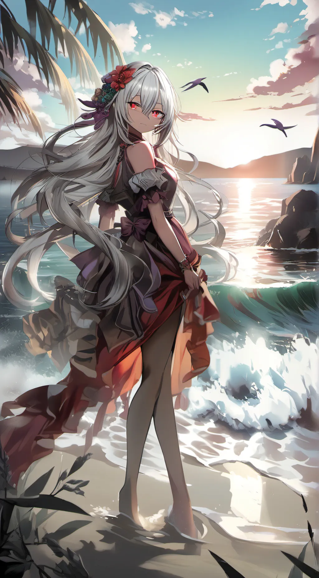 ai character: Luna background