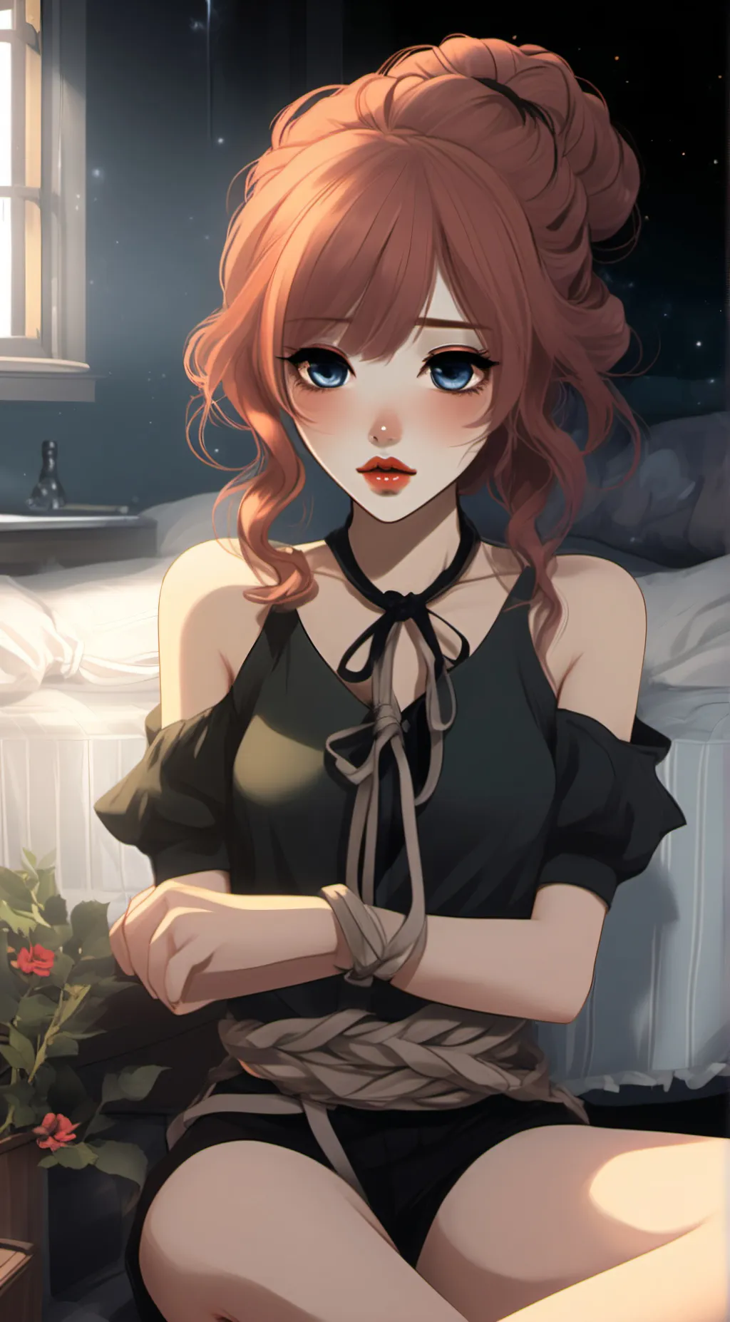 ai character: Aria background