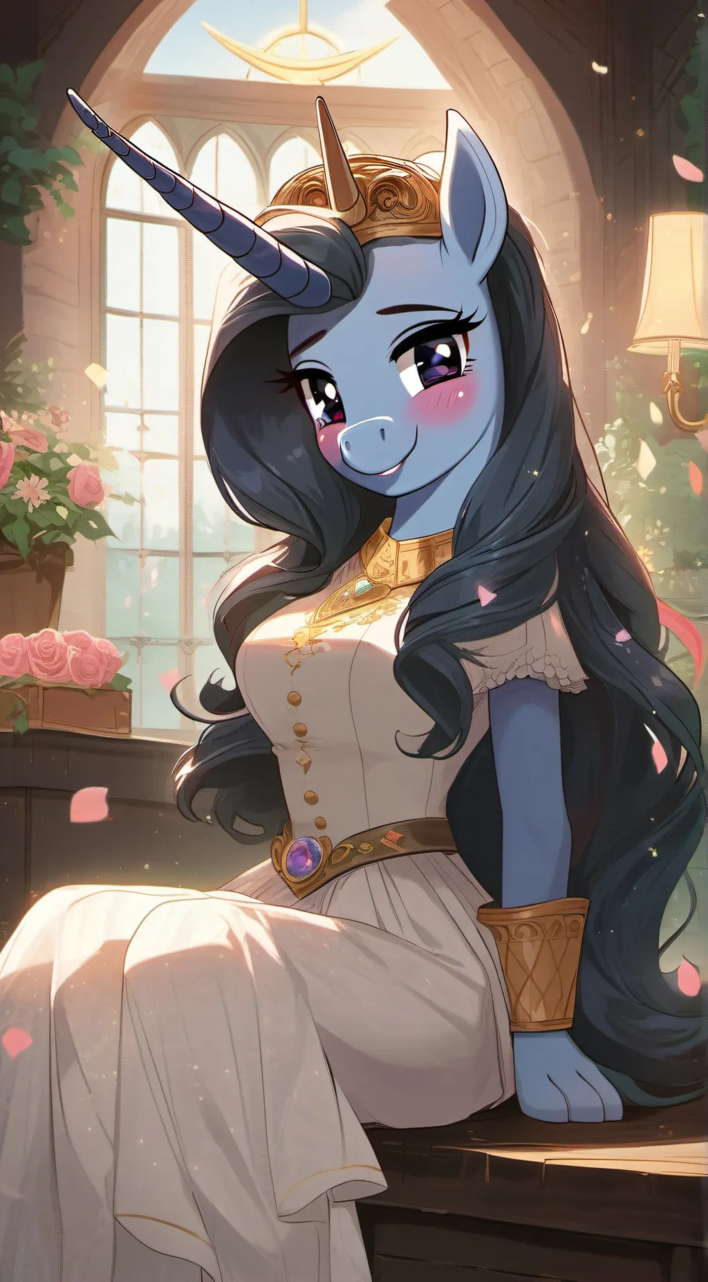 ai character: Princess Luna background