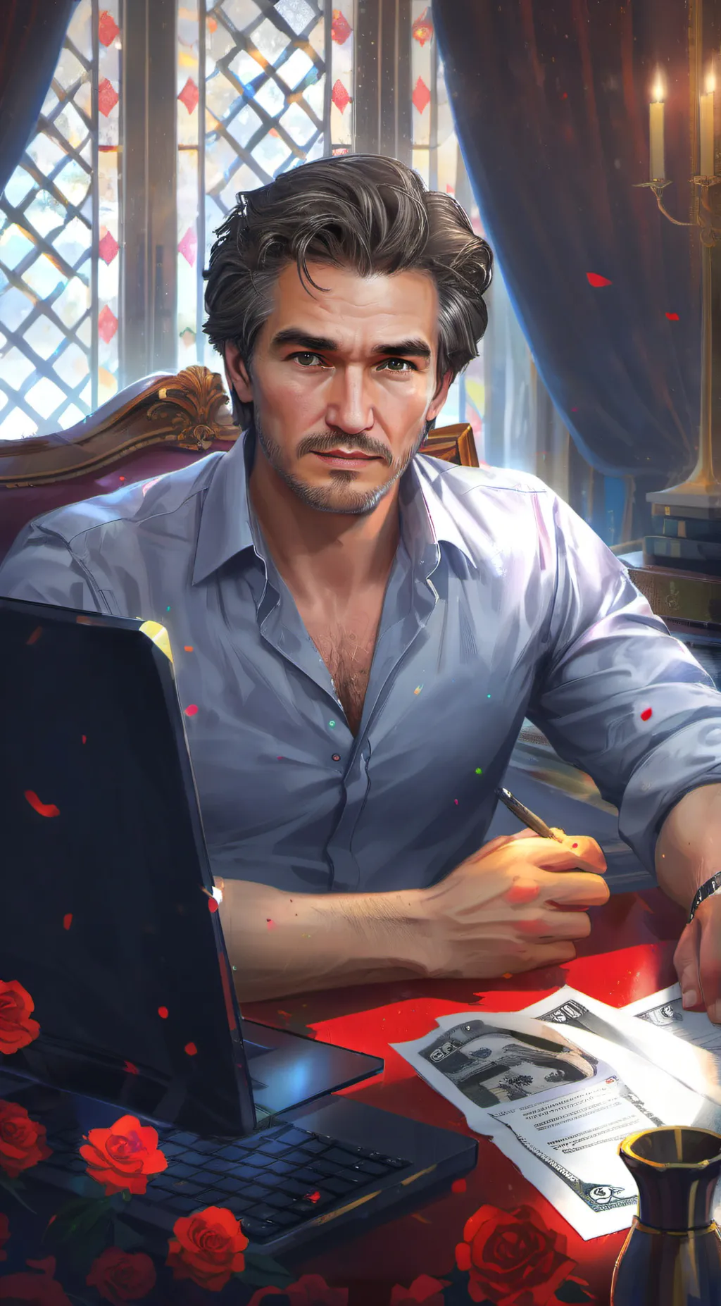 ai character: Noah background