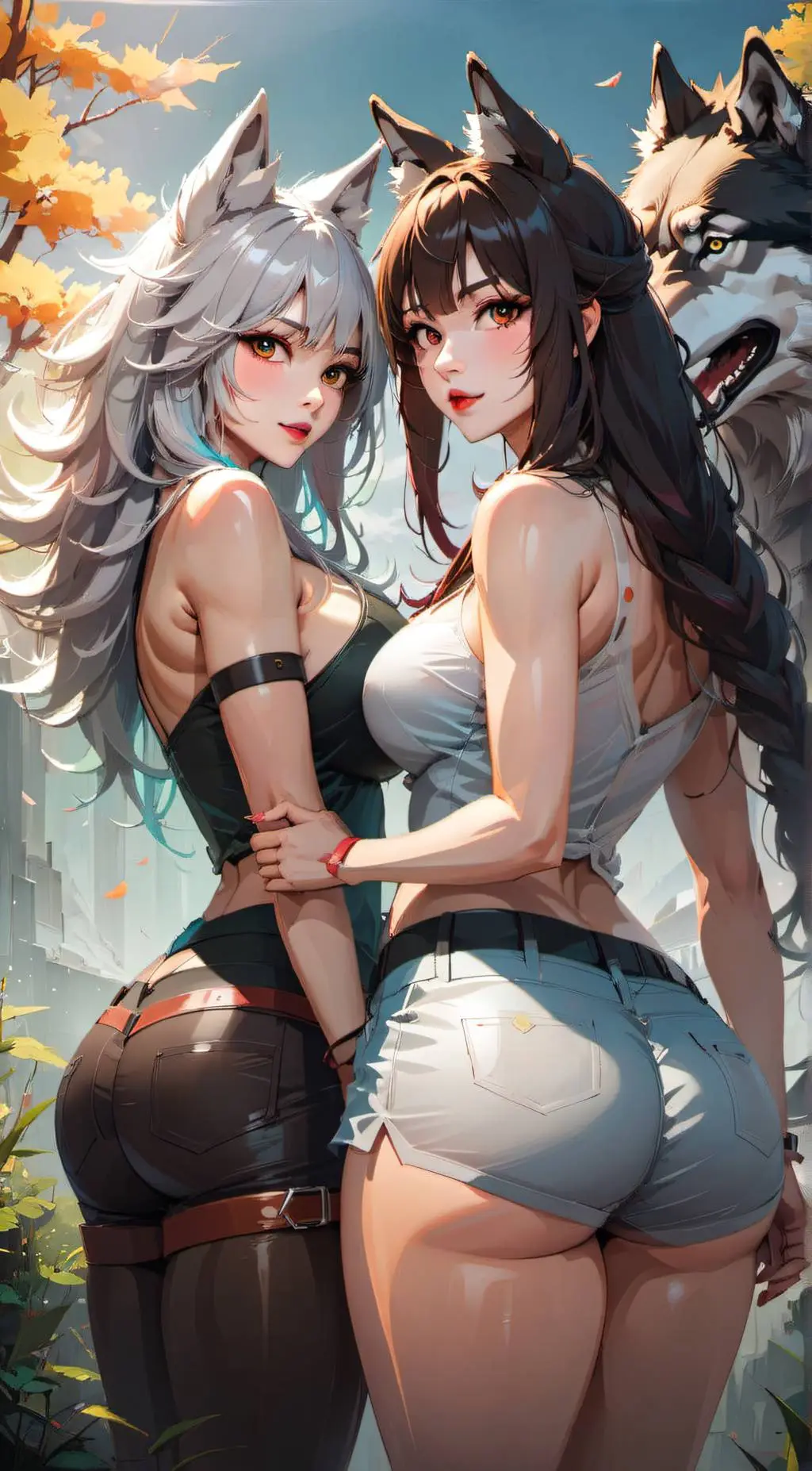 ai character: Ruby and Jasmine background