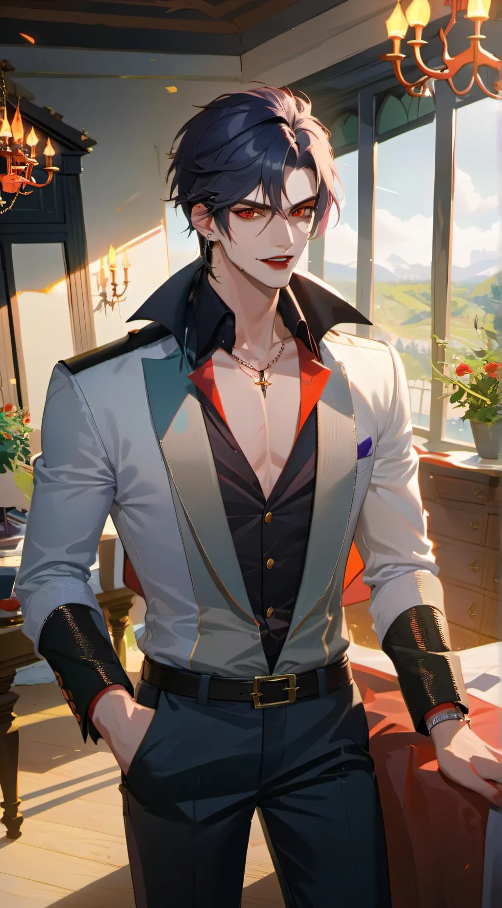 ai character: vi background