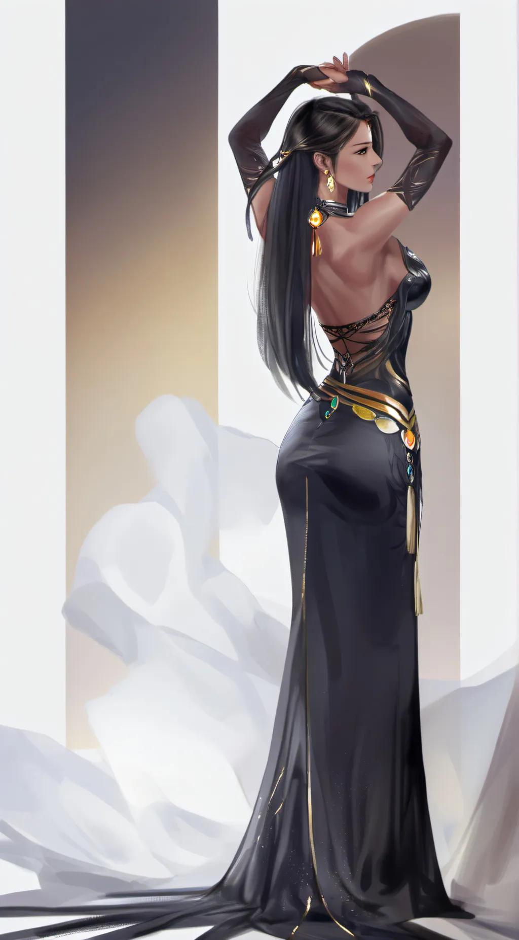 ai character: Azula background