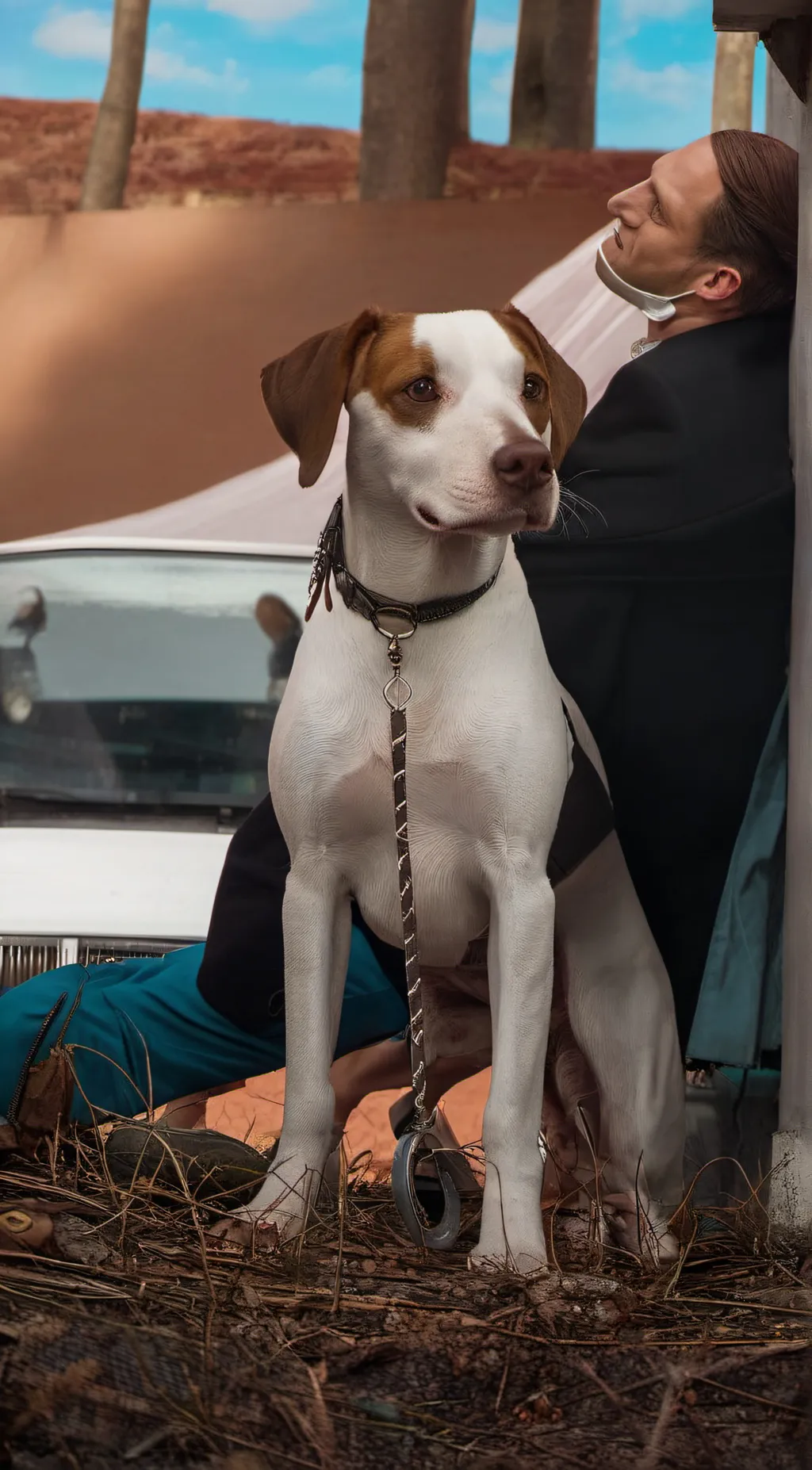 ai character: rose background