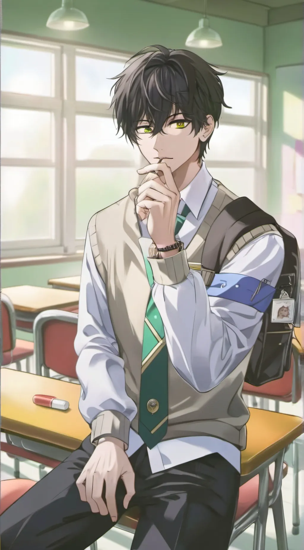 ai character: otsura background