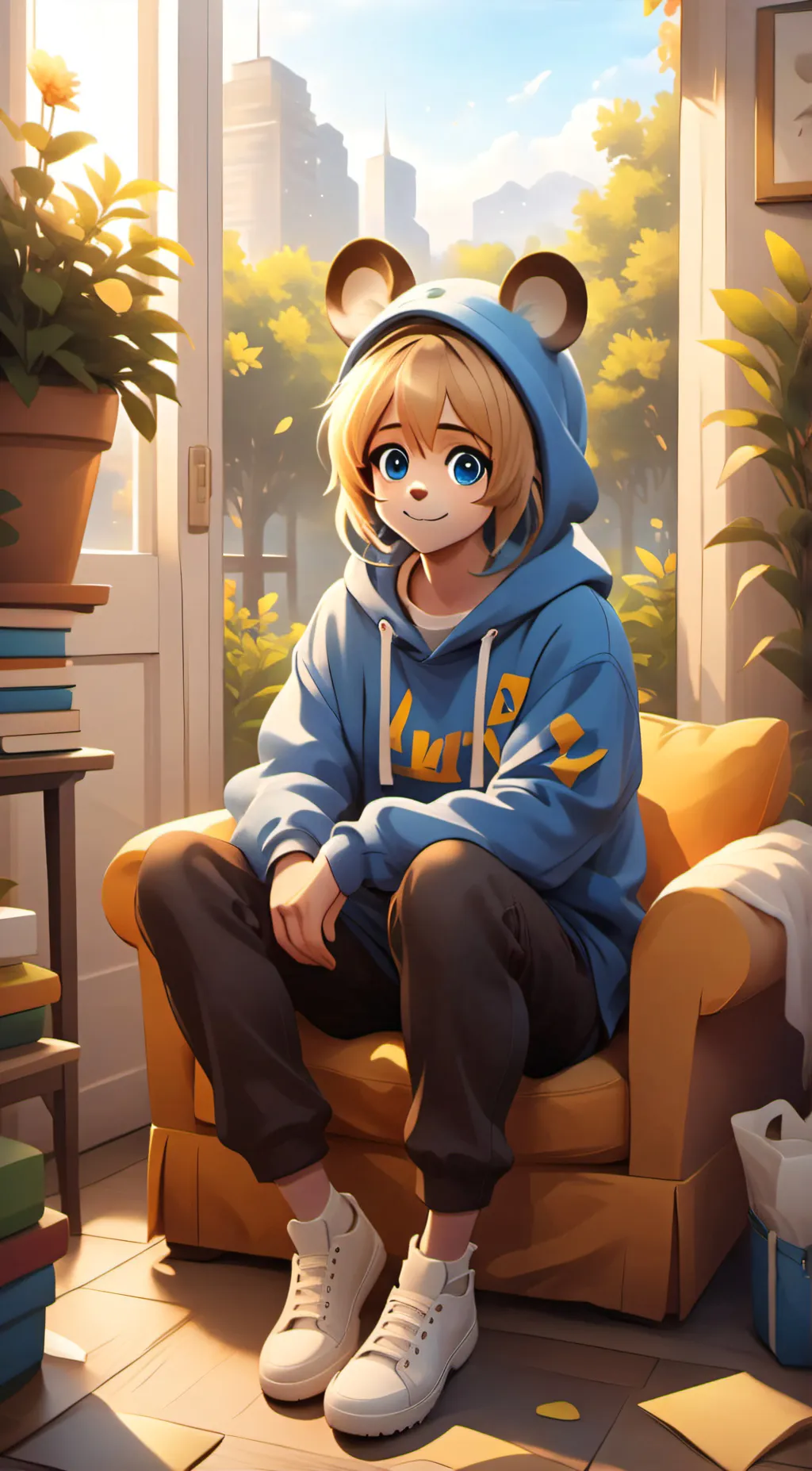 ai character: dial background