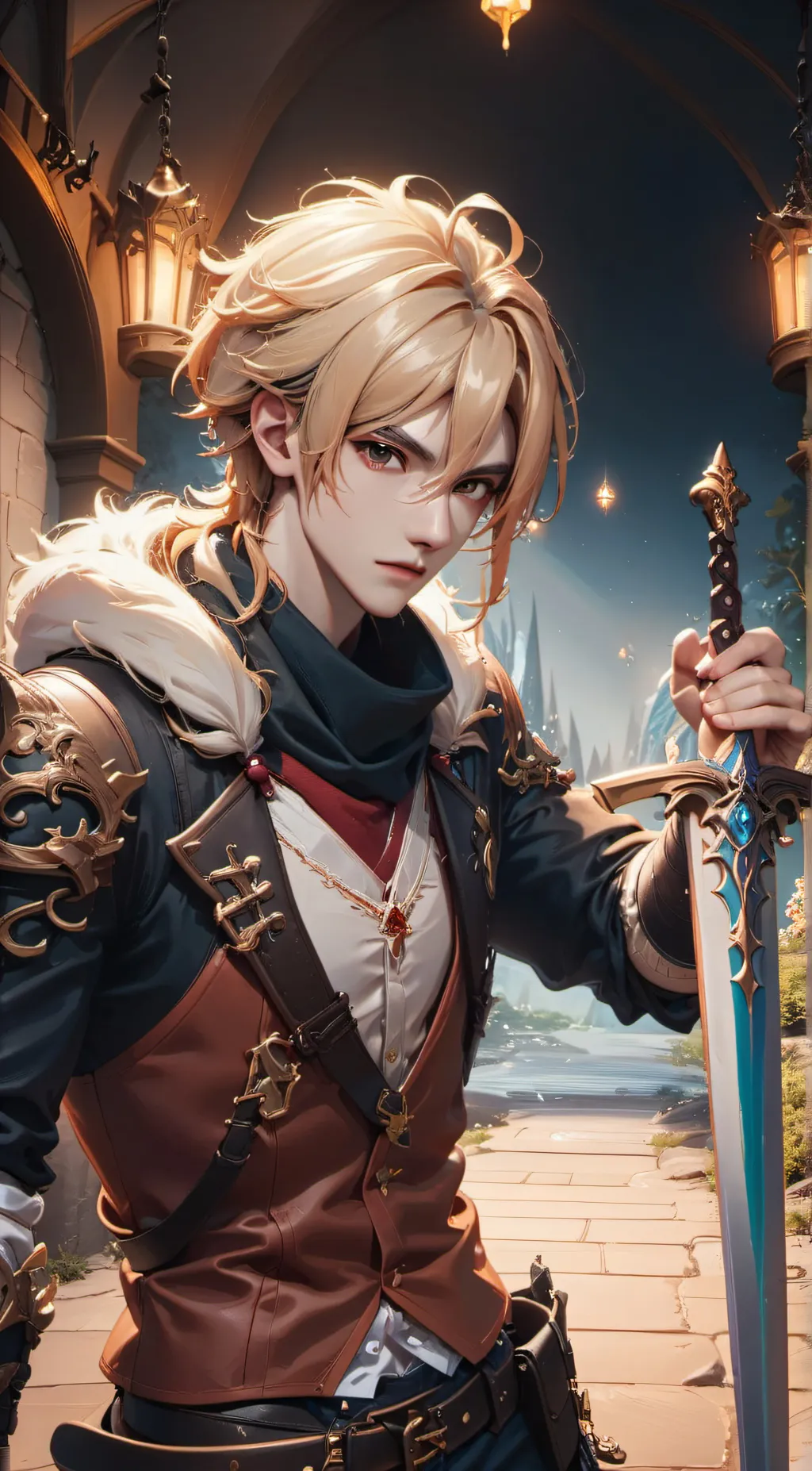 ai character: Axel  background