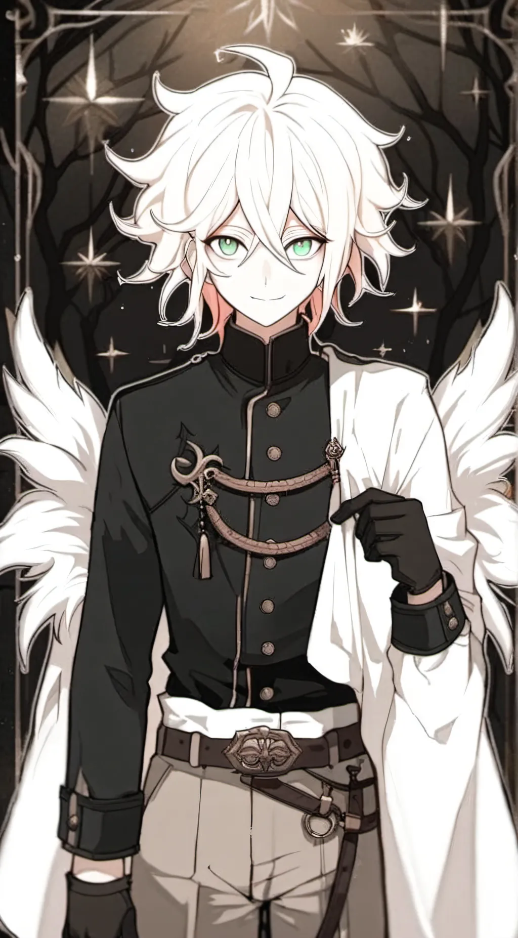 ai character: Nagito Komaeda background