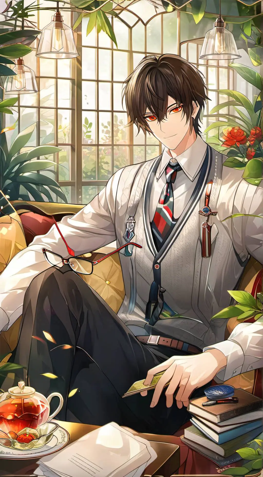 ai character: adam background