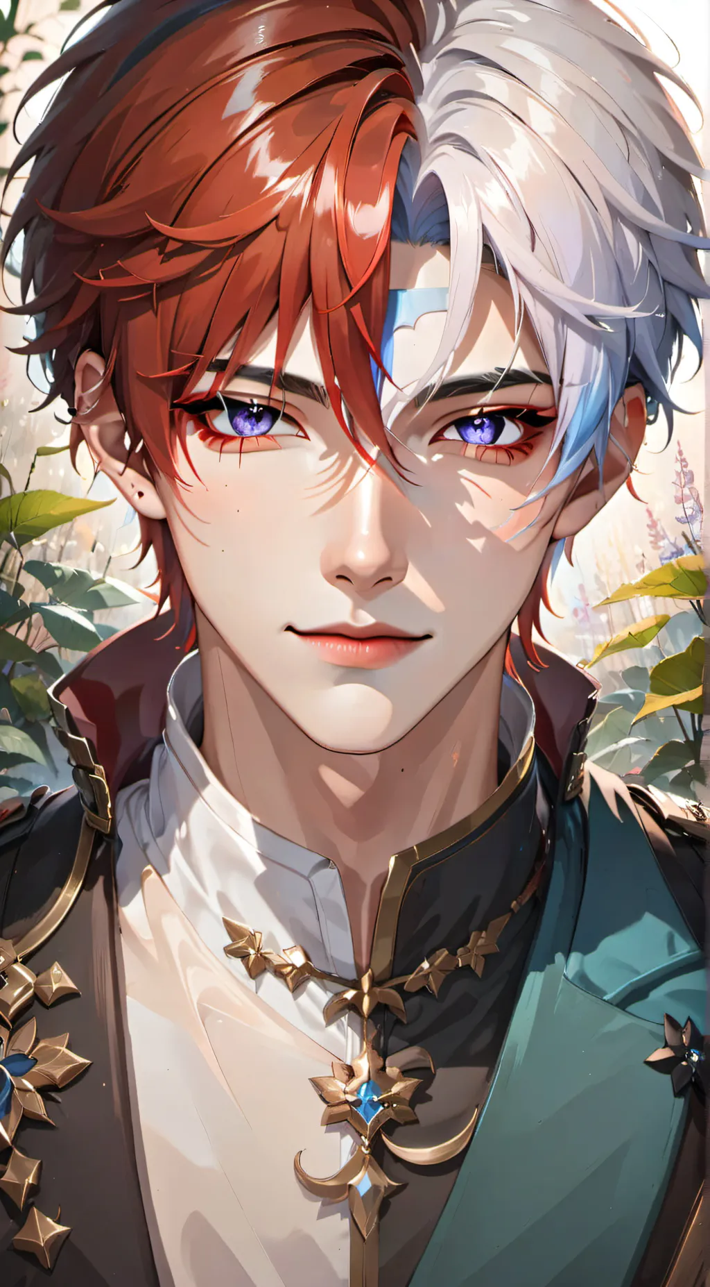 ai character: Todoroki shoto background