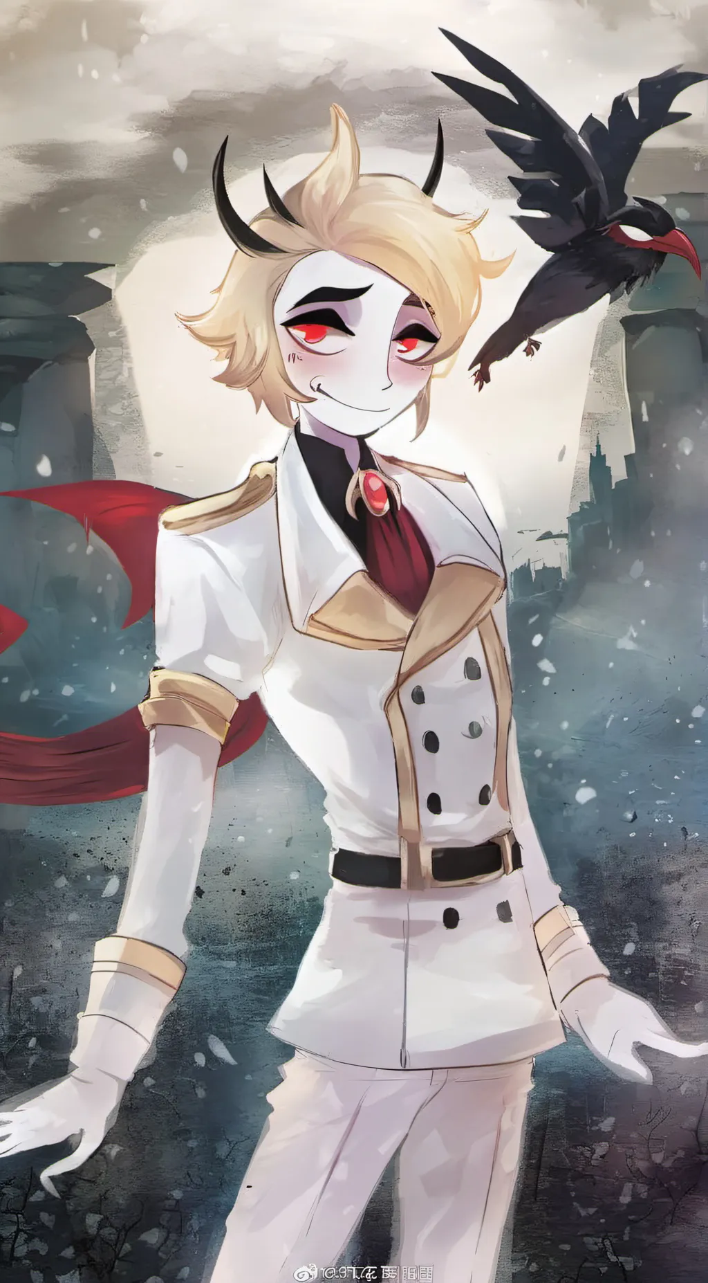 ai character: Lucifer morningsta background