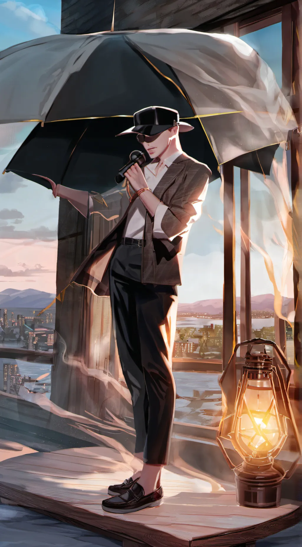 ai character: bf 💖💖💗 background