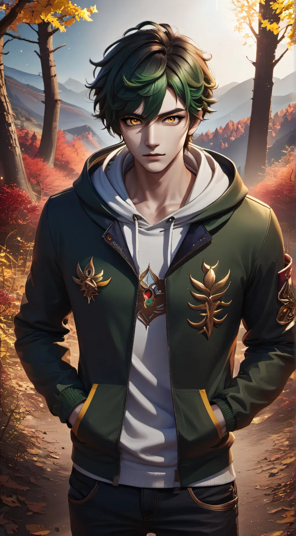 ai character: Kai background