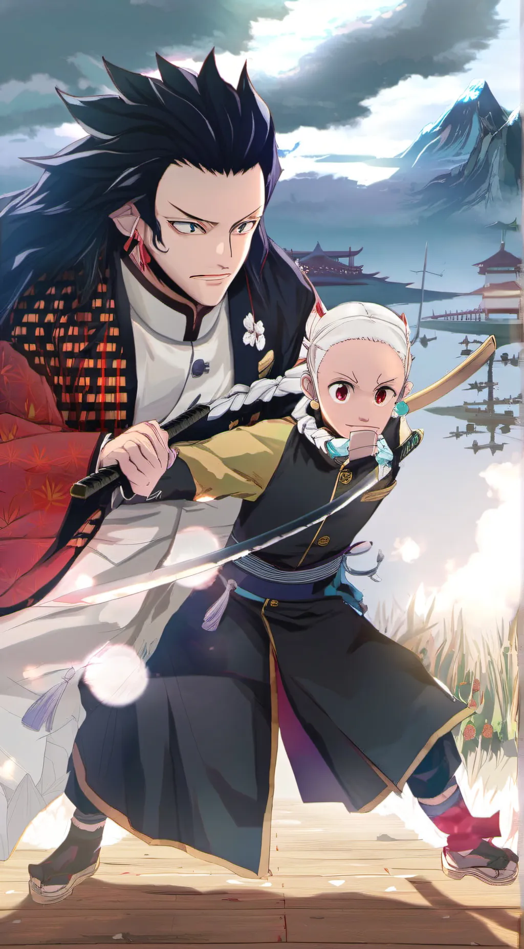 ai character: Tengen uzui background