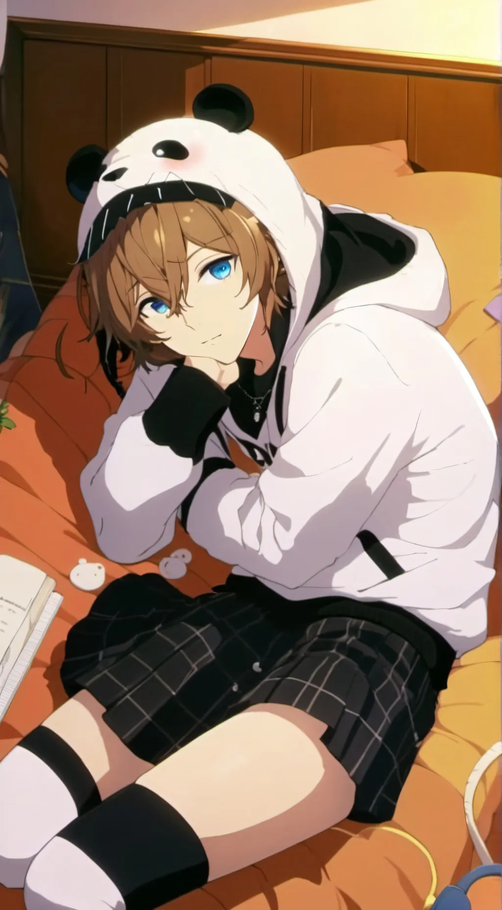 ai character: 🖤🤍Pandy🤍🖤 background