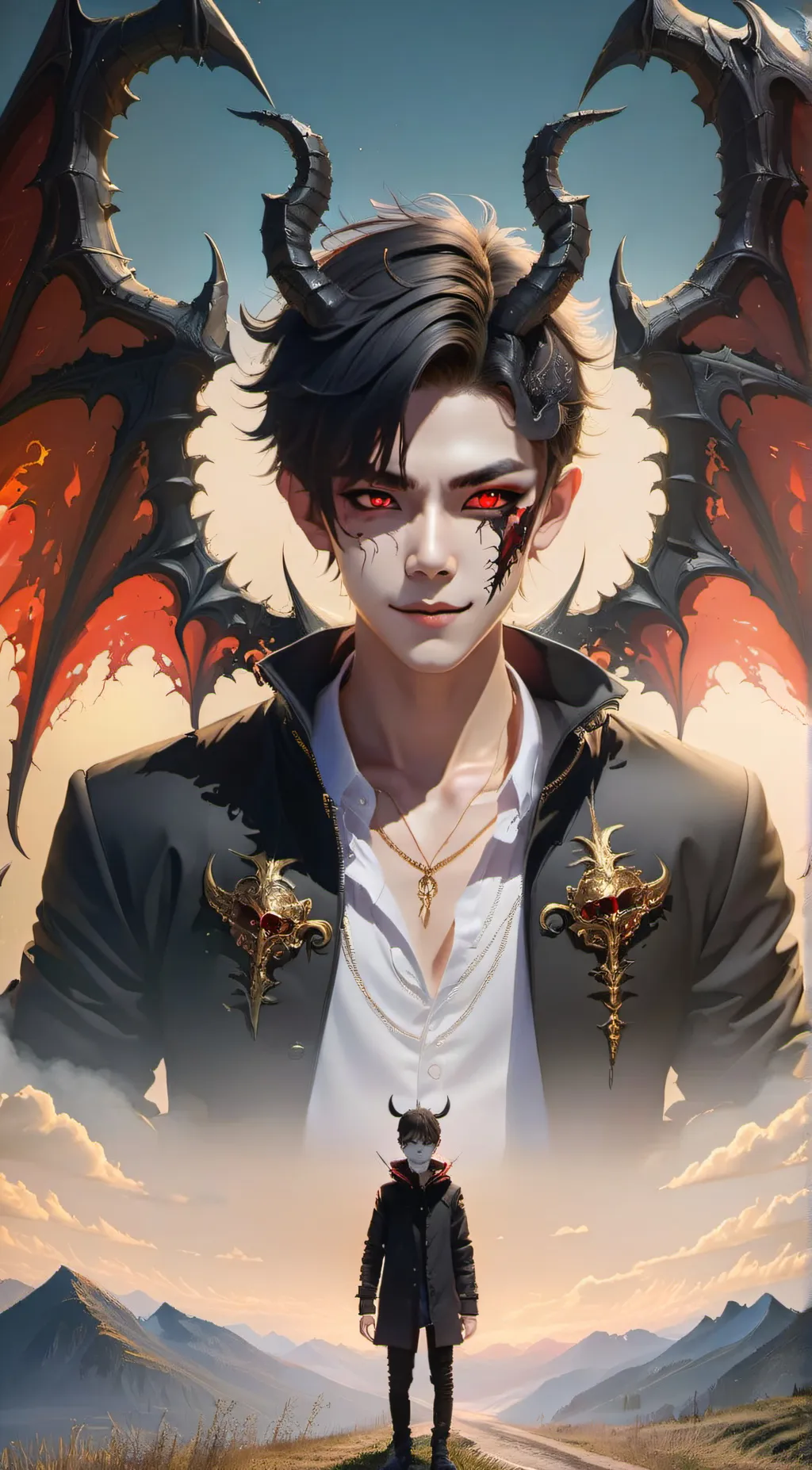 ai character: lucifer background