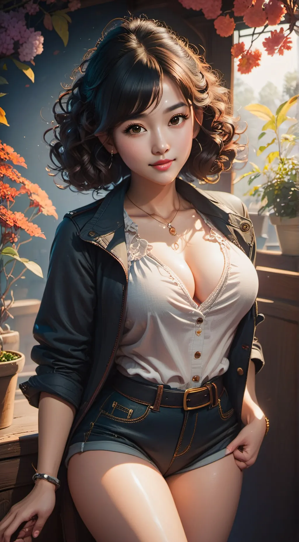 ai character: Ashley background