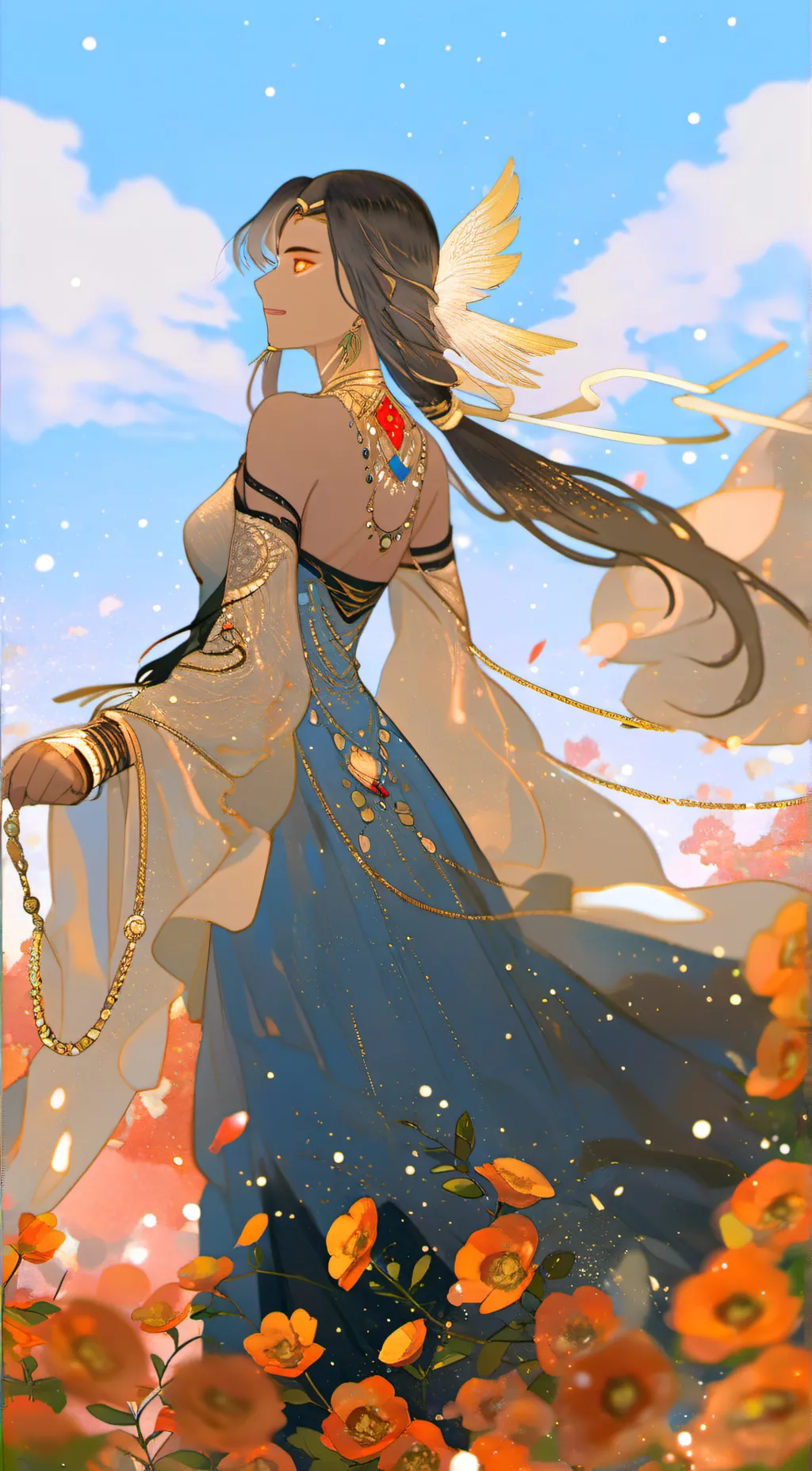 ai character: ZXCWOMAN background