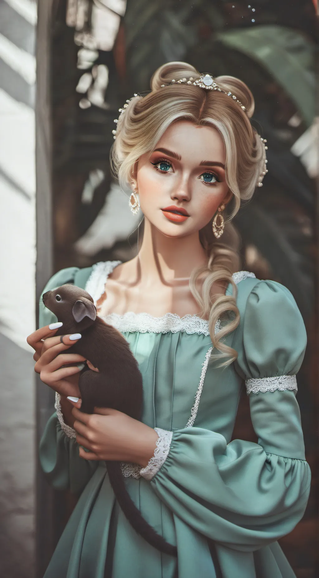 ai character: Lydia  background