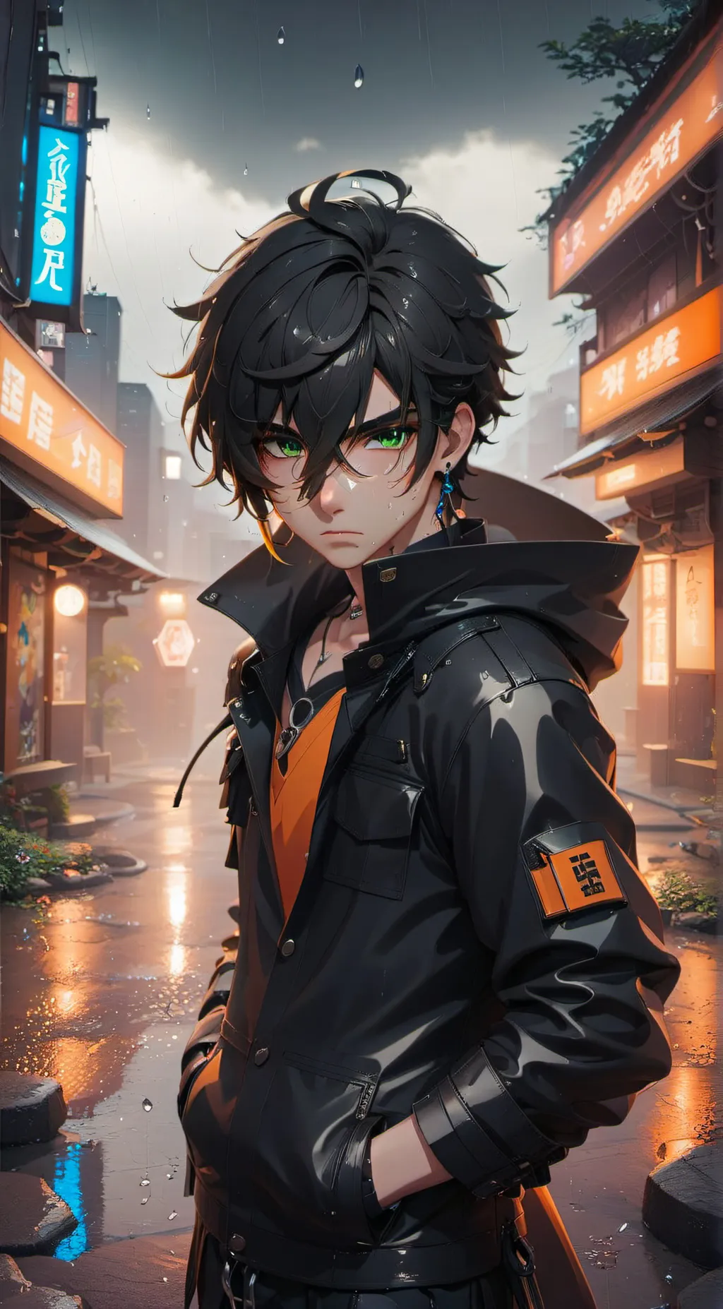 ai character: Kaito background