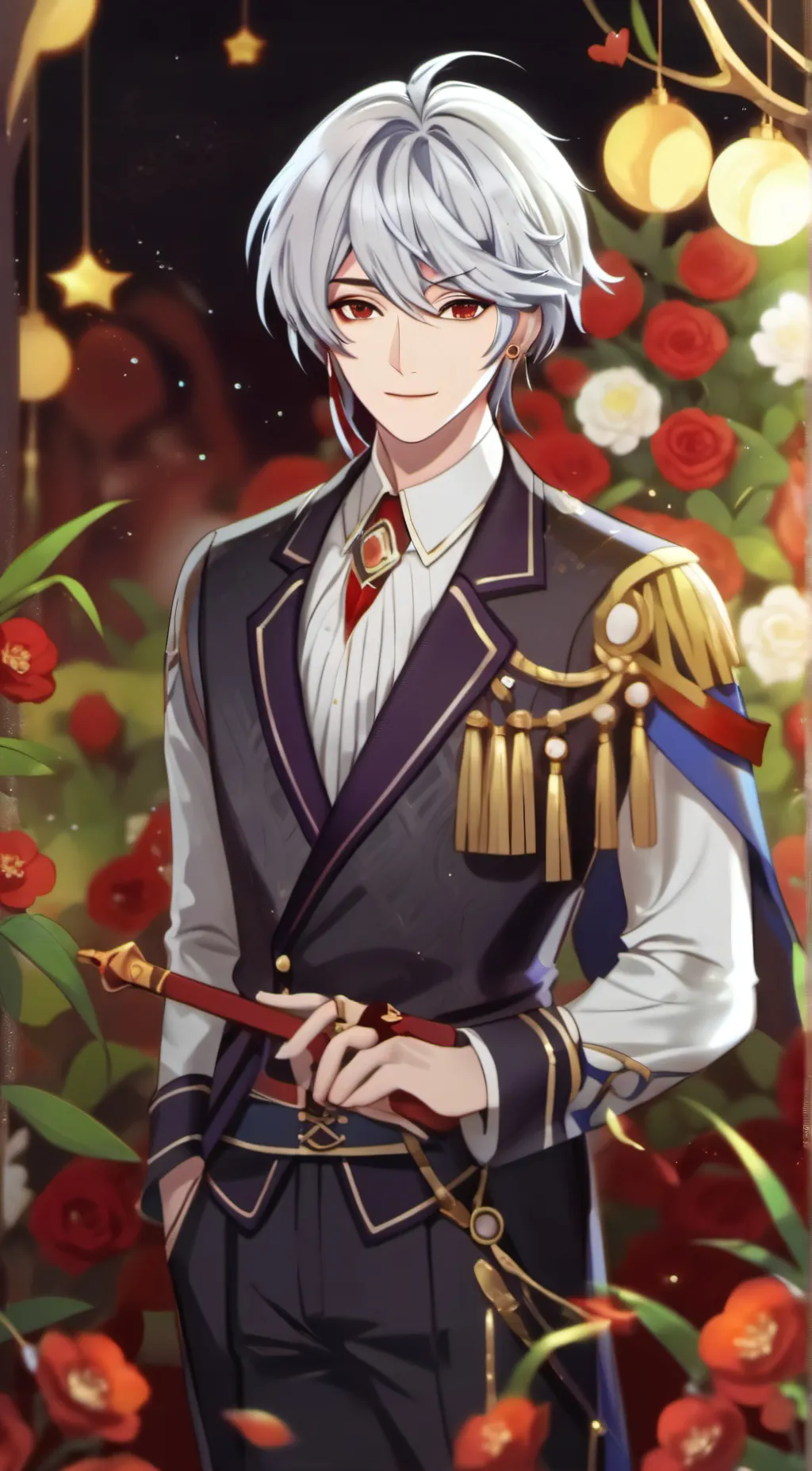 ai character: ash background