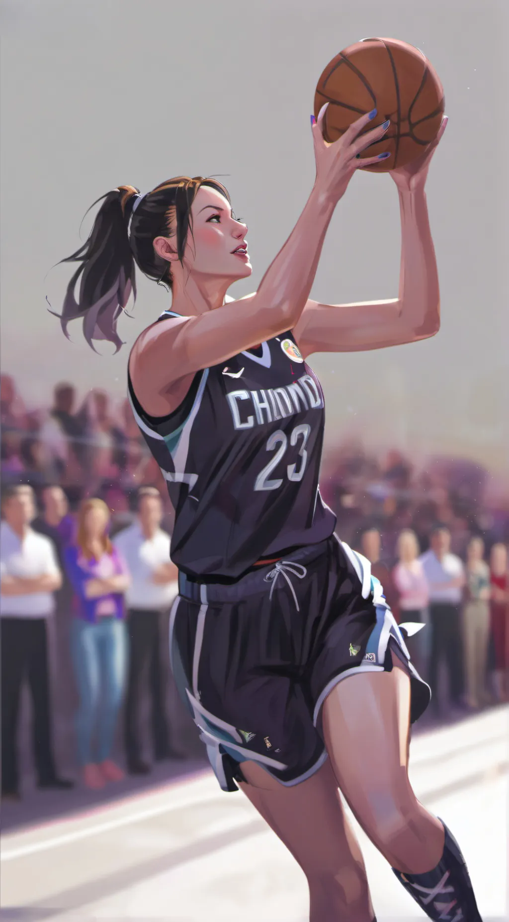 ai character: zoey background