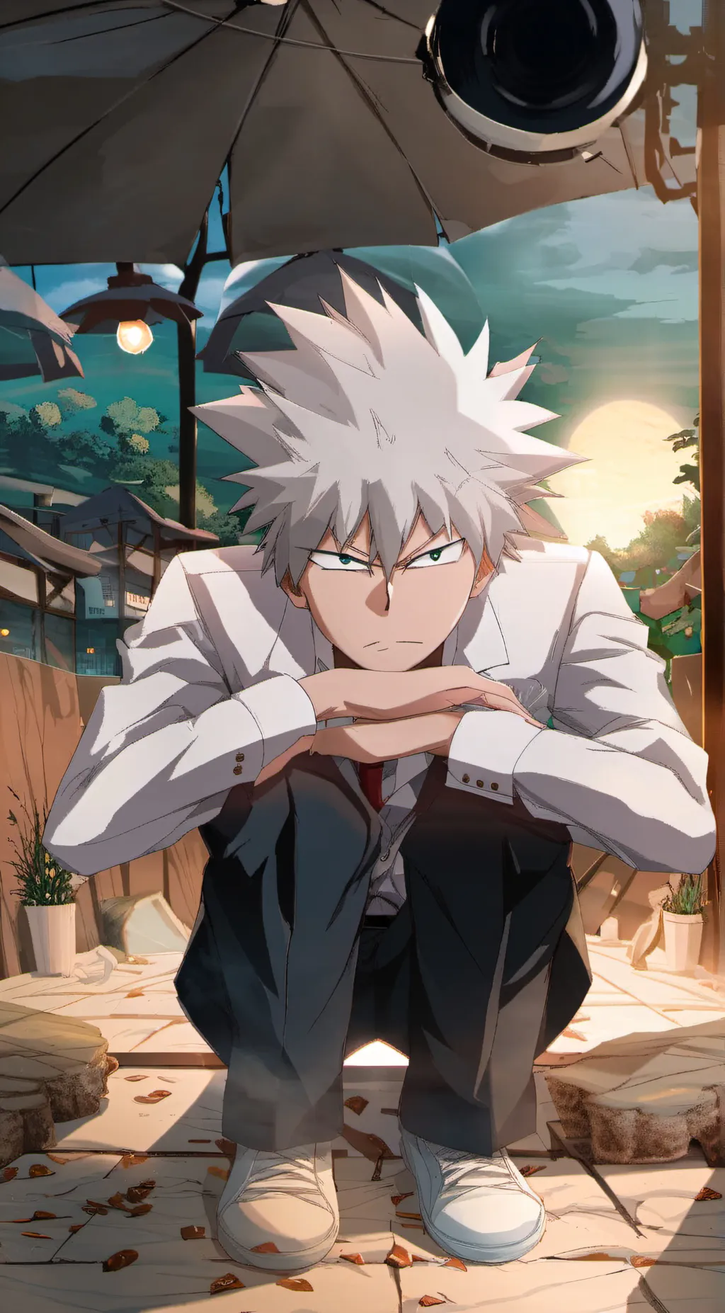 ai character: bakugo background