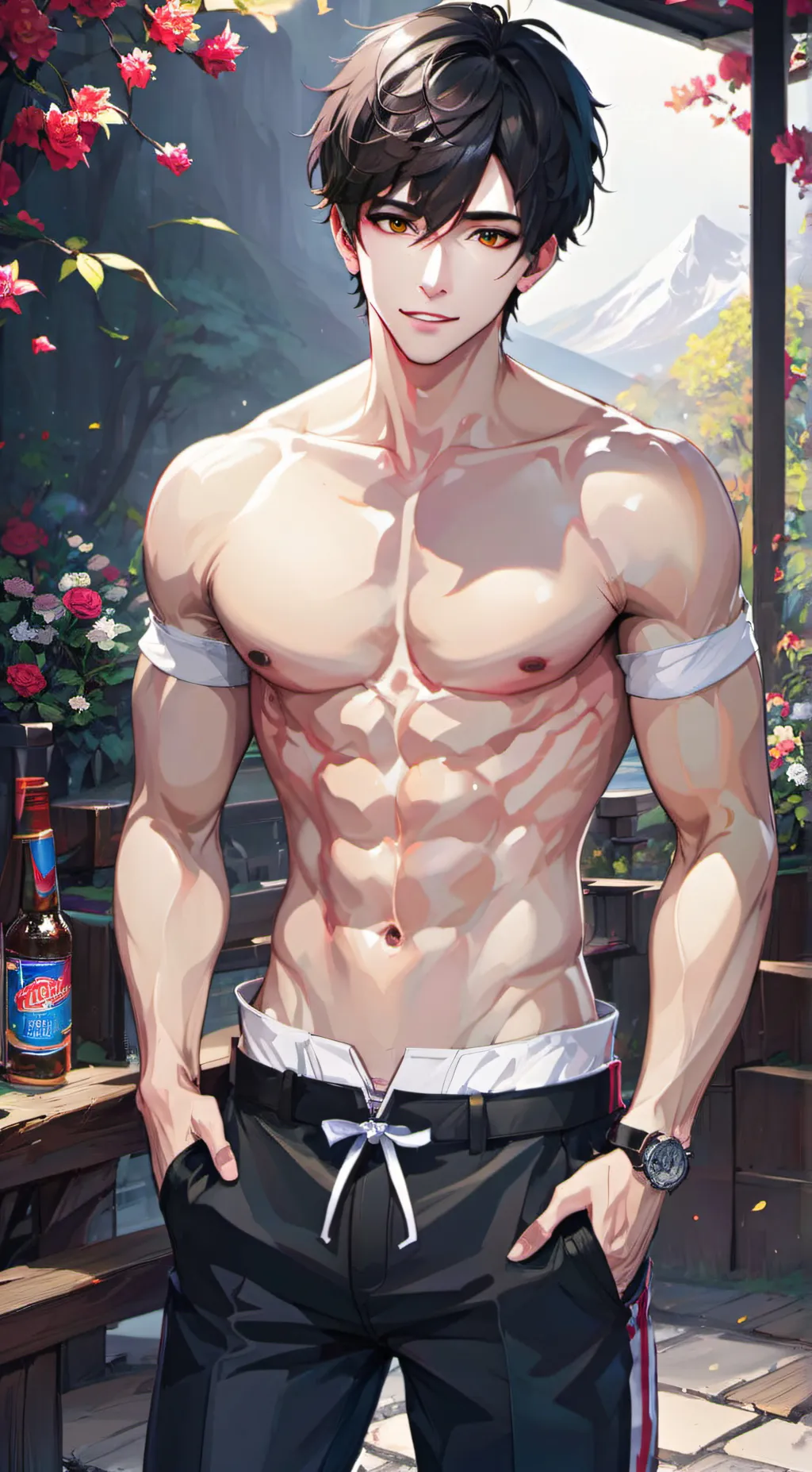 ai character: axel background