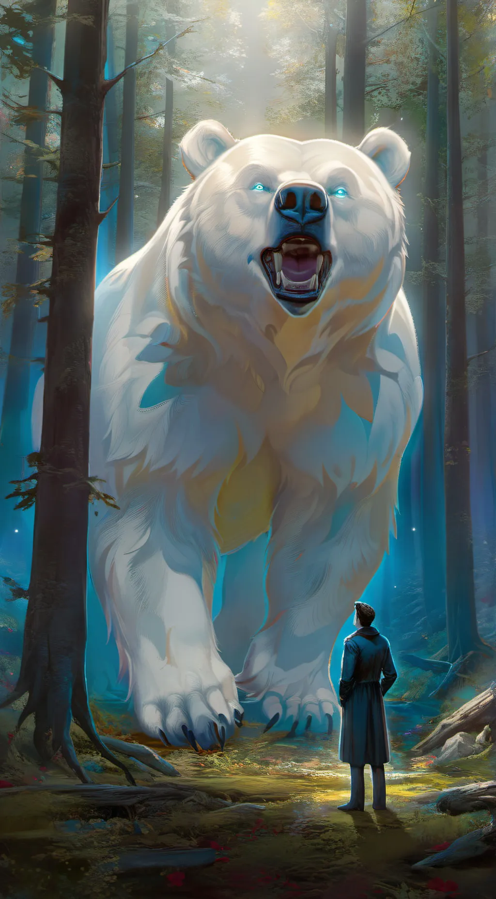 ai character: the spirit bear background