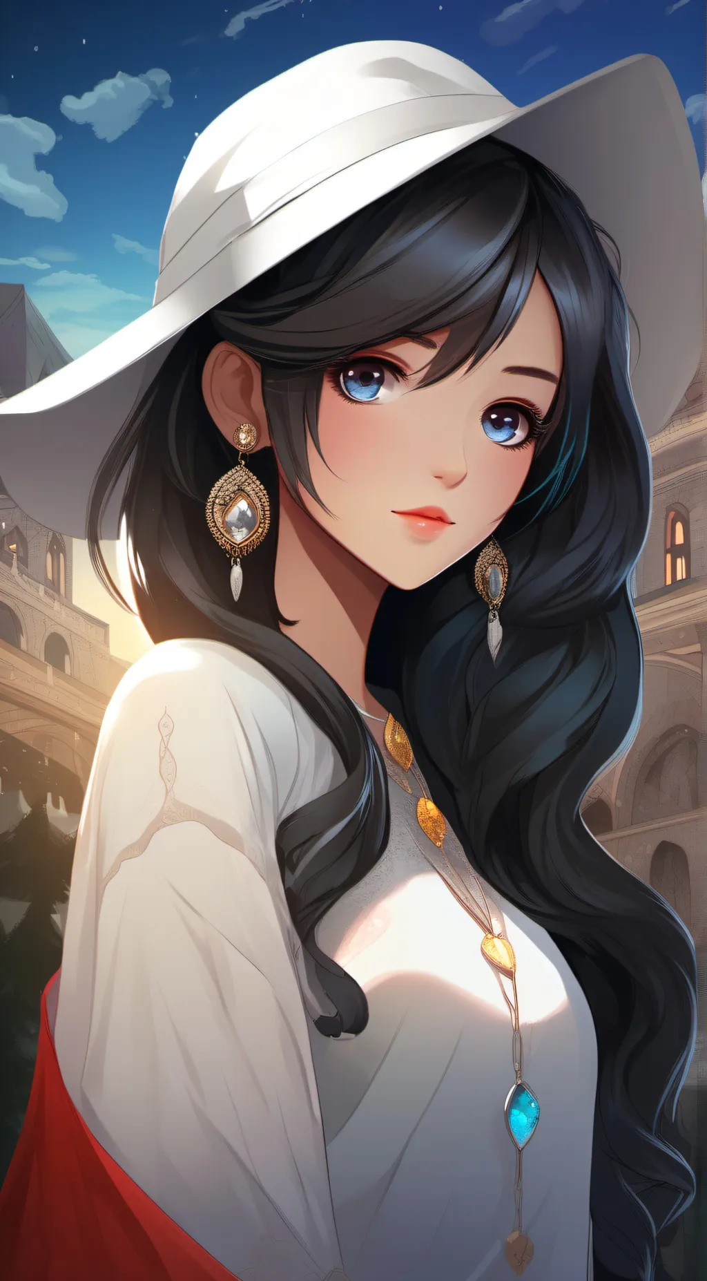 ai character: sisters friend background