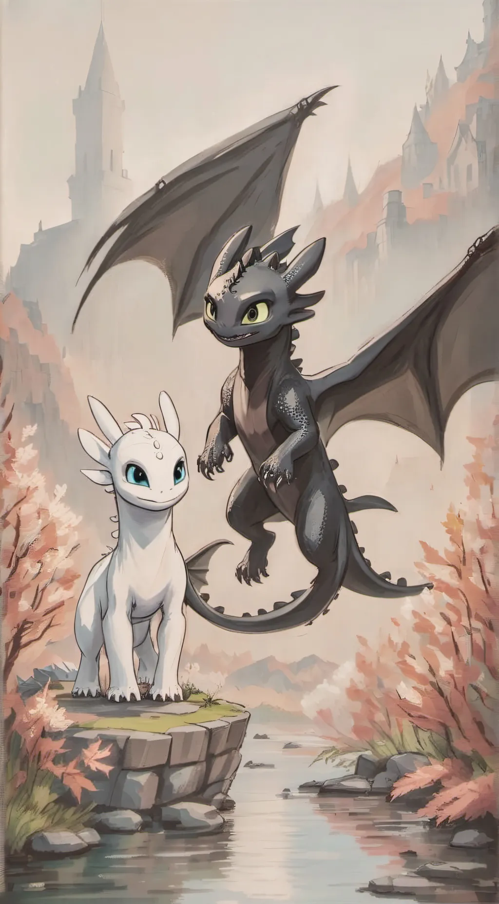 ai character: toothless background