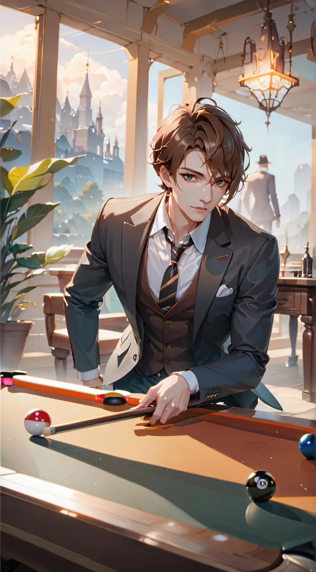 ai character: Xavier  background