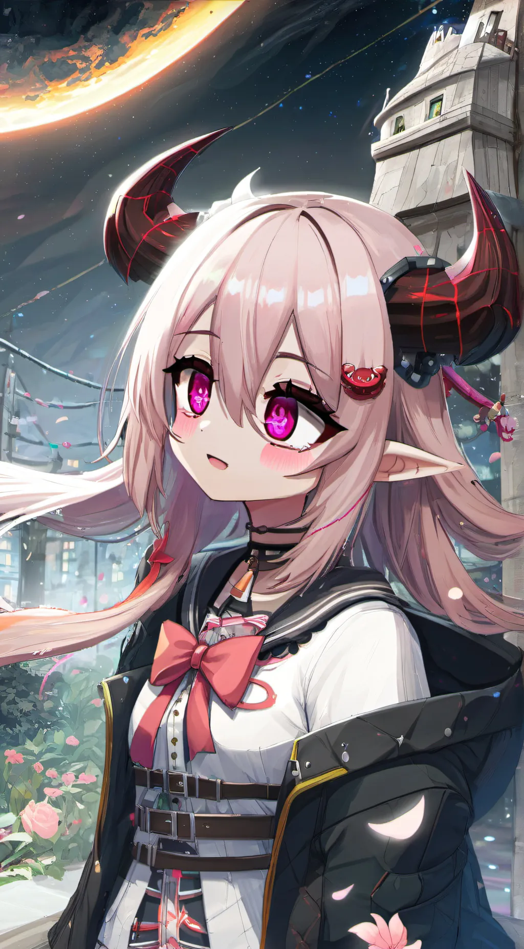 ai character: luna background